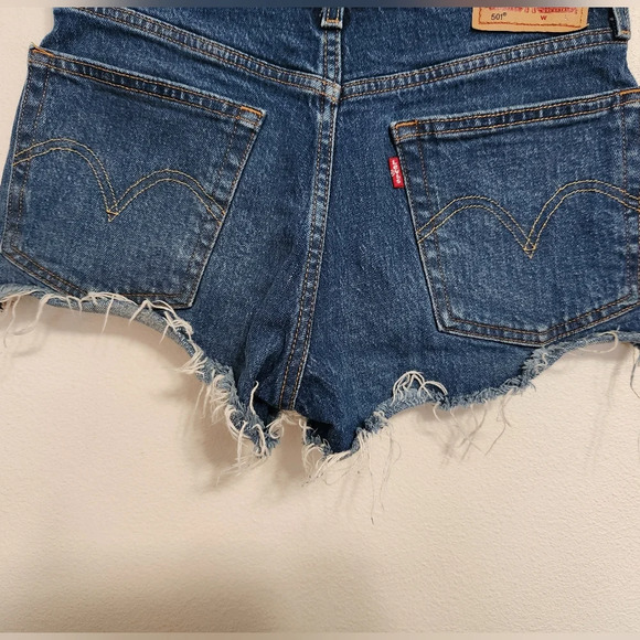 Dark blue 501 Levi's shorts‎ size 25 - Picture 10 of 10